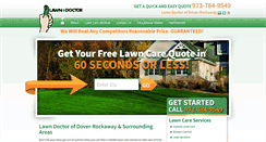 Desktop Screenshot of lawndoctordover-rockaway.com